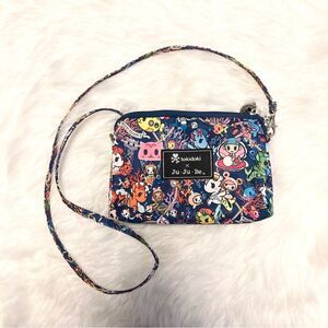 Tokidoki x Ju Ju Be Sea Punk Zip Crossbody Bag Sealife Blue Kawaii Pirate